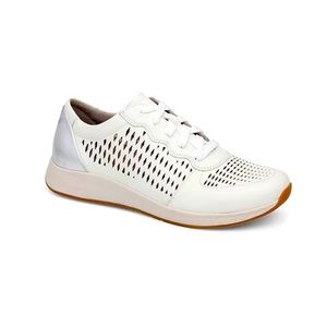 Dansko Charlie White Leather Casual Sneakers